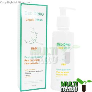 مایع شوینده صورت و بدن حاوى لاکتیک اسید دئودراگ 150میل