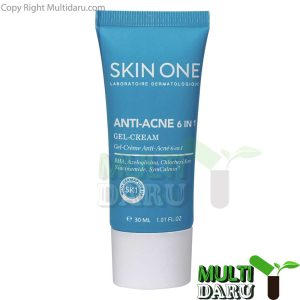 ژل کرم ضد جوش 6 در 1 اسکین وان  30 میل