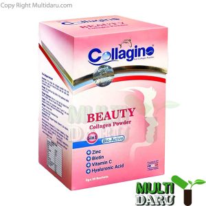 پودر کلاژن بیوتی کلاژینو بیو اکتیو 30 ساشه | مکمل سلامت پوست، مو و ناخن