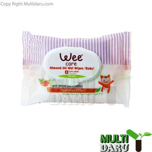 دستمال مرطوب کودک وى کر با عصاره بادام 20 عددى