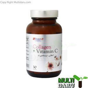 کپسول کلاژن و ویتامین ث رزاویت 30 عددی