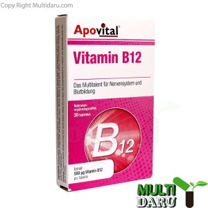 قرص ویتامین ب12 آپوویتال 30 عددى