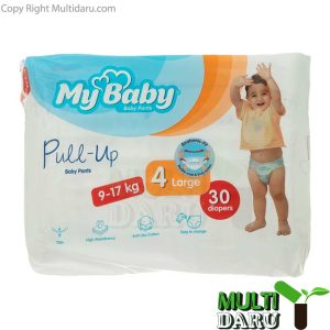 پوشک مای بیبی پول آپ سایز 4 بسته 30 عددی