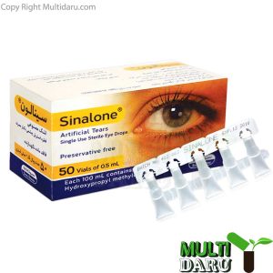 قطره اشک مصنوعی سینالون سینا دارو 50 عددی