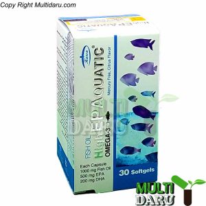 سافت ژل امگا 3 EPA آکواتیک کارن قوطی 30 عددی