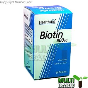 قرص بیوتین 800 هلث اید 30 عددی