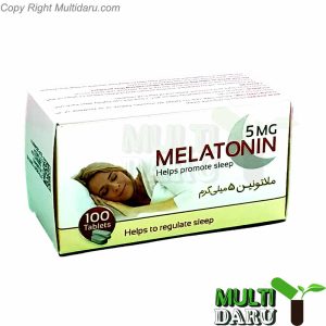 قرص ملاتونین 5 میلی گرم اکسیر آفرین آریا 100 عددیملا