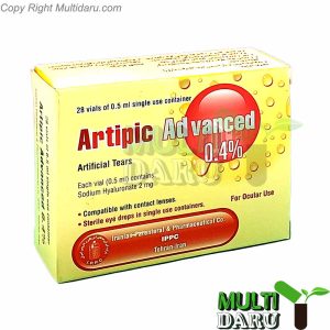 قطره اشک مصنوعی آرتیپیک ادونسد 0.4 درصد 28 عددی
