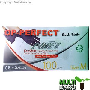 دستکش نیتریل اوپی پرفکت 100 عددی