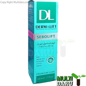 فوم شستشو صورت درمالیفت سبولیفت مناسب پوست چرب 150 میل