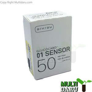 نوار تست قند خون گلوکوکارد 01 50 عددی
