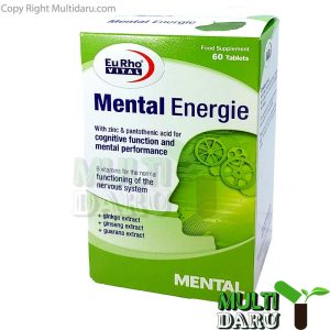قرص منتال انرژی یوروویتال 60 عددی