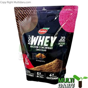 پودر پروتئین 100 درصد وی کاله کیسه ای 650 گرم طعم شکلات