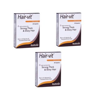 کپسول هیرویت هلث اید سه بسته 30 عددی | تاریخ انقضا بیشتر از شش ماه