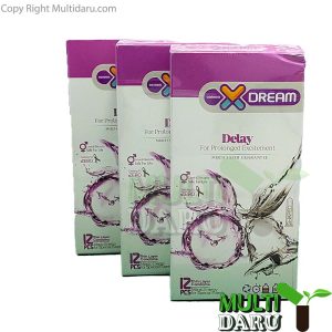 بررسی قیمت و خرید پک 3 تایی کاندوم ایکس دریم تاخیری 12 عددی