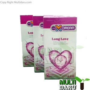 بررسی قیمت و خرید پک 3 تایی کاندوم ایکس دریم لانگ لاو 12 عددی