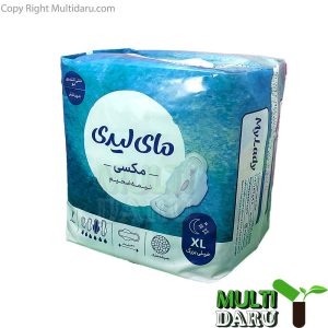 نوار بهداشتی مای لیدی مكسی نیمه ضخیم سایز XL بسته 7 عددی