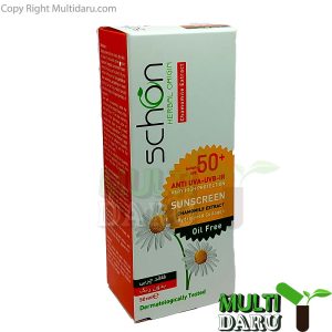 کرم ضد آفتاب شون SPF50  مناسب پوست چرب فاقد چربی 50 میل