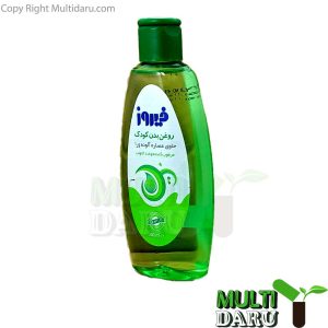 روغن بدن فیروز حاوی عصاره آلوئه ورا 200 میل