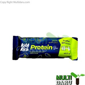 شکلات پروتئین بار کیتاریچ طعم بادام زمینی 45 گرم 1 عددی