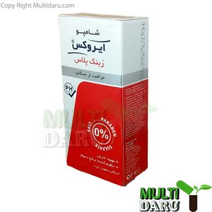 شامپو ایروکس زینک پلاس 200 گرم