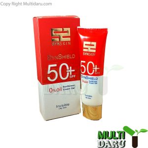 ژل کرم ضد آفتاب ساین اسکین SPF50 بدون رنگ فاقد چربی 50 گرم