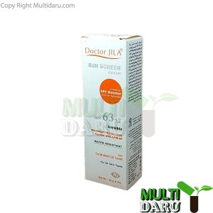 کرم ضد آفتاب دکتر ژیلا SPF63 بدون رنگ مناسب انواع پوست 50 گرم