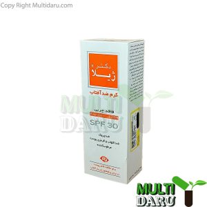 کرم ضد آفتاب SPF30 دکتر ژیلا بدون رنگ فاقد چربی 65 گرم
