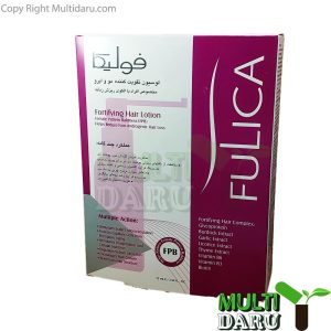 لوسیون تقویت کننده ضدریزش مو فولیکا مناسب خانمها 75 میل