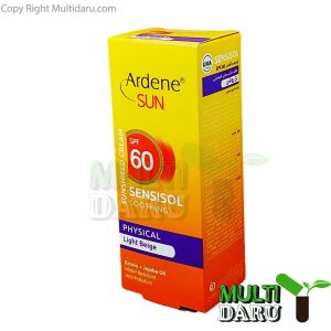 کرم ضد آفتاب آردن SPF60 فیزیکال رنگ بژ روشن 50 میل