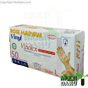 دستکش وینیل رزمریم سایز L تعداد 50 عدد