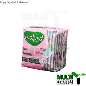 نوار بهداشتی مولپد متوسط 10 عددی