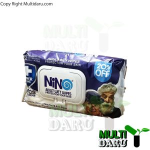 دستمال مرطوب دست و صورت و بدن بزرگسالان نینو 70 عددی