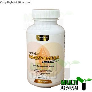سافت ژل اسمارت امگا 3 1000 میلی گرم ساناویوا 30 عددی (قوطی)
