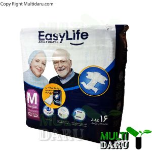 پوشینه ایزی لایف چسبی متوسط 12 عددی