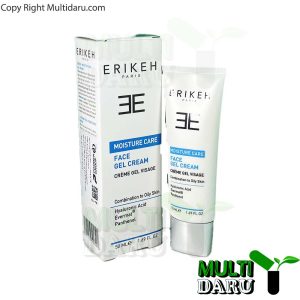ژل کرم مرطوب کننده پوست چرب و مختلط اریکه 50 میلی‌لیتر
