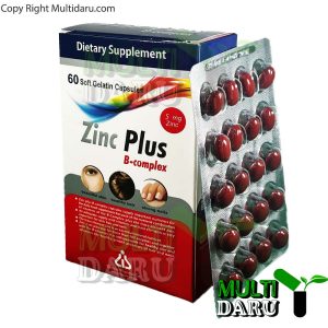 کپسول زینک پلاس 5 میلی گرم دانا 60 عددی